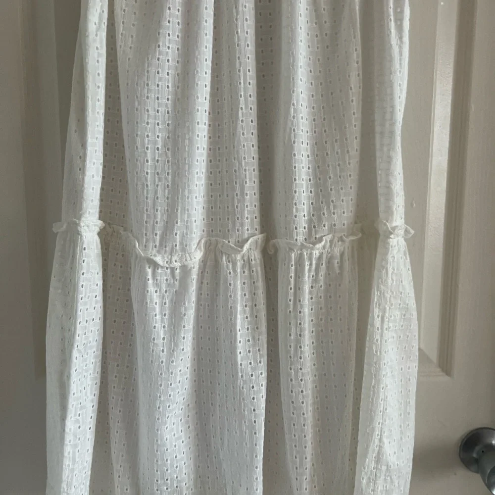 Sunday in Brooklyn white eyelet mini dress. Anthropologie. NWOT. Size XS.